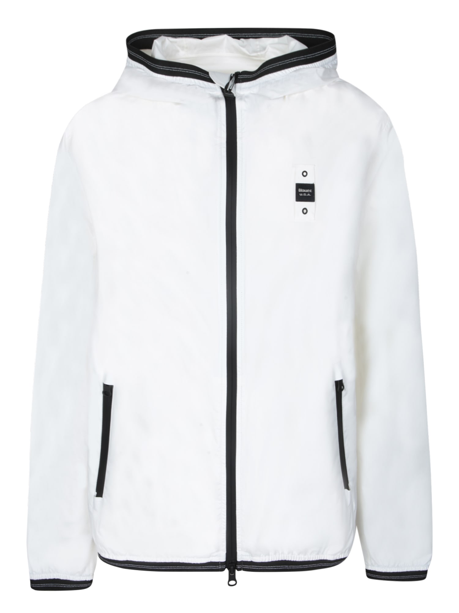 Blauer White Hooded Jacket