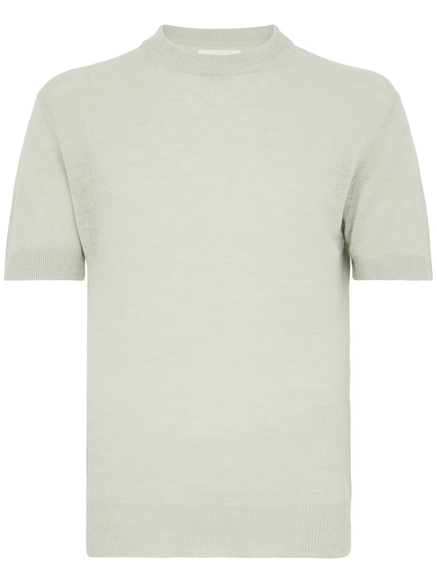 Fumagalli Light Green Crew Neck Sweater