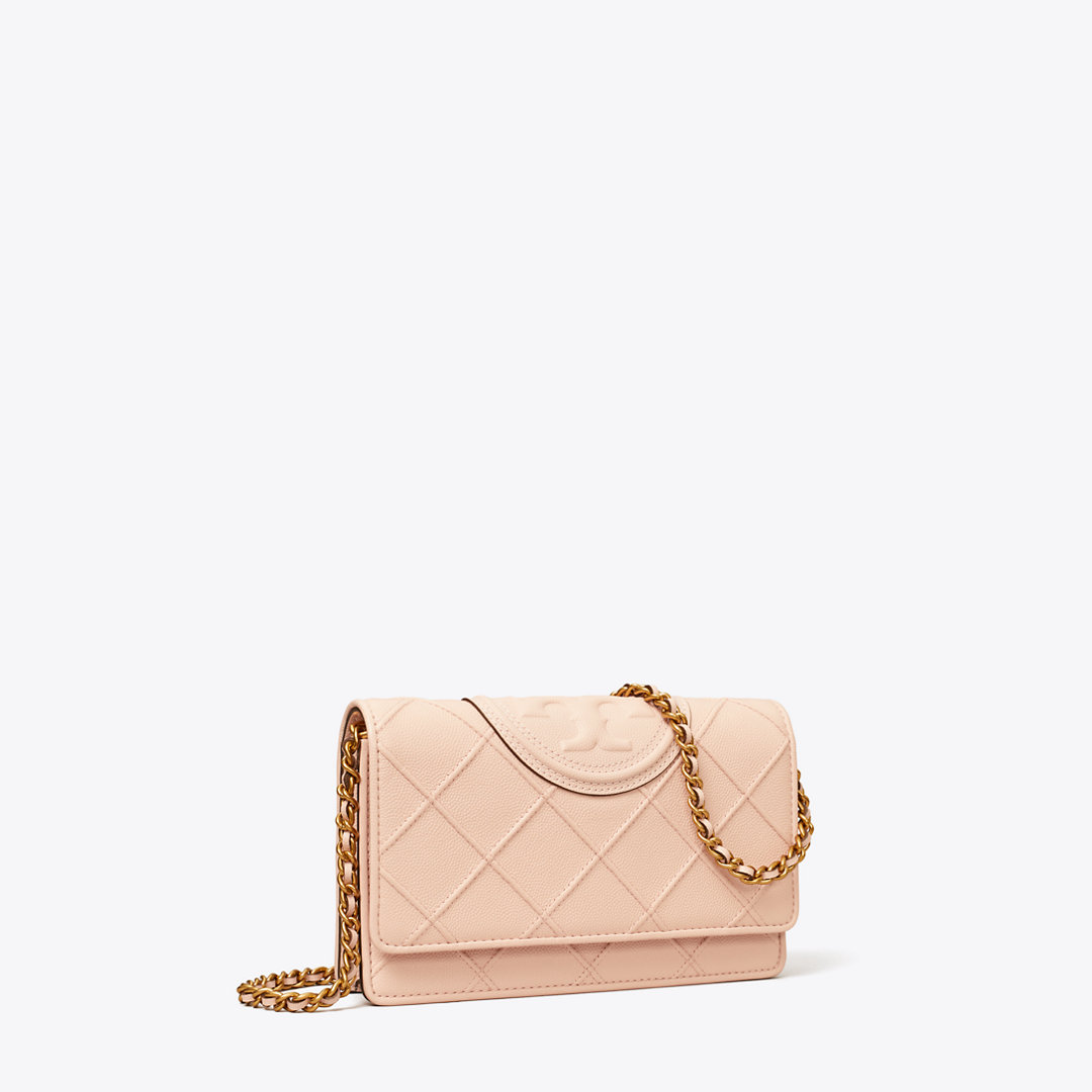 Tory Burch Fleming Soft Polished-Grain Crossbody