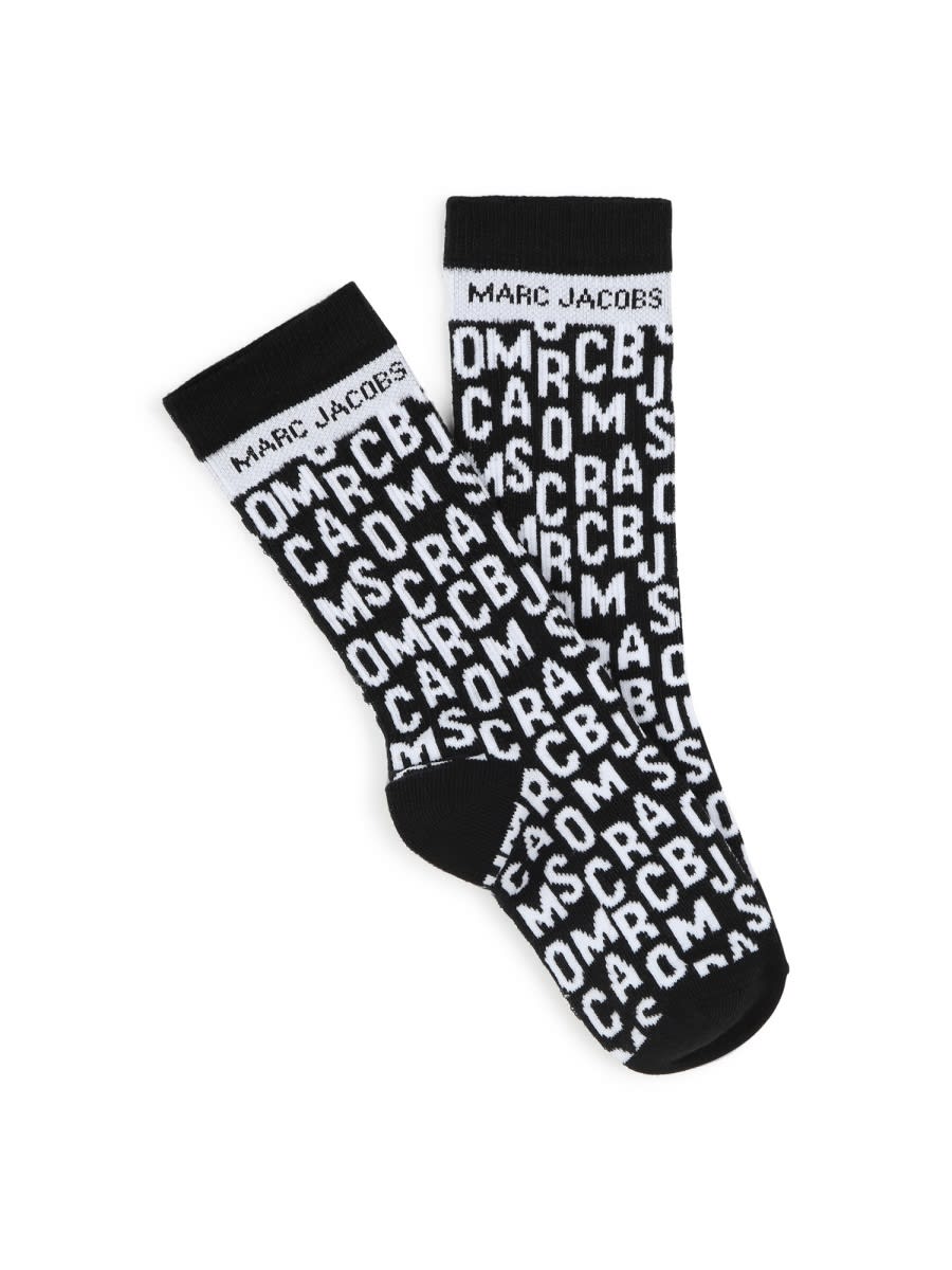 Little Marc Jacobs Lettering Socks