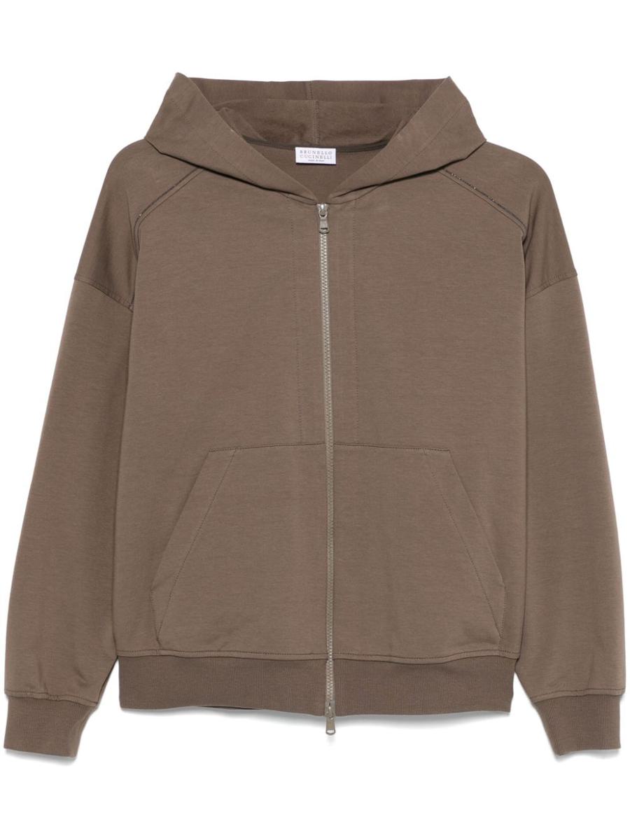 Brunello Cucinelli Cotton Zipped Hoodie