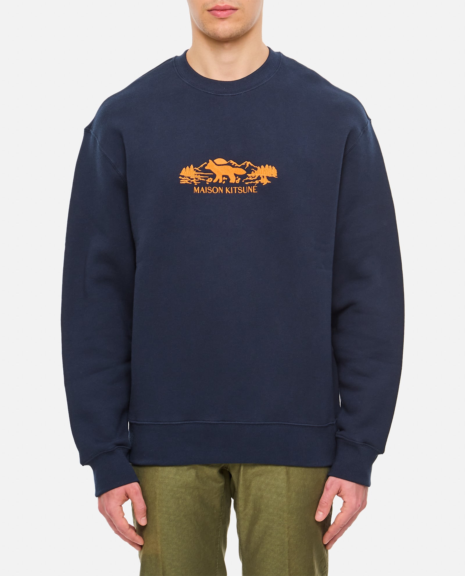 Maison Kitsuné Outdoor Profile Fox Comfort Sweatshirt