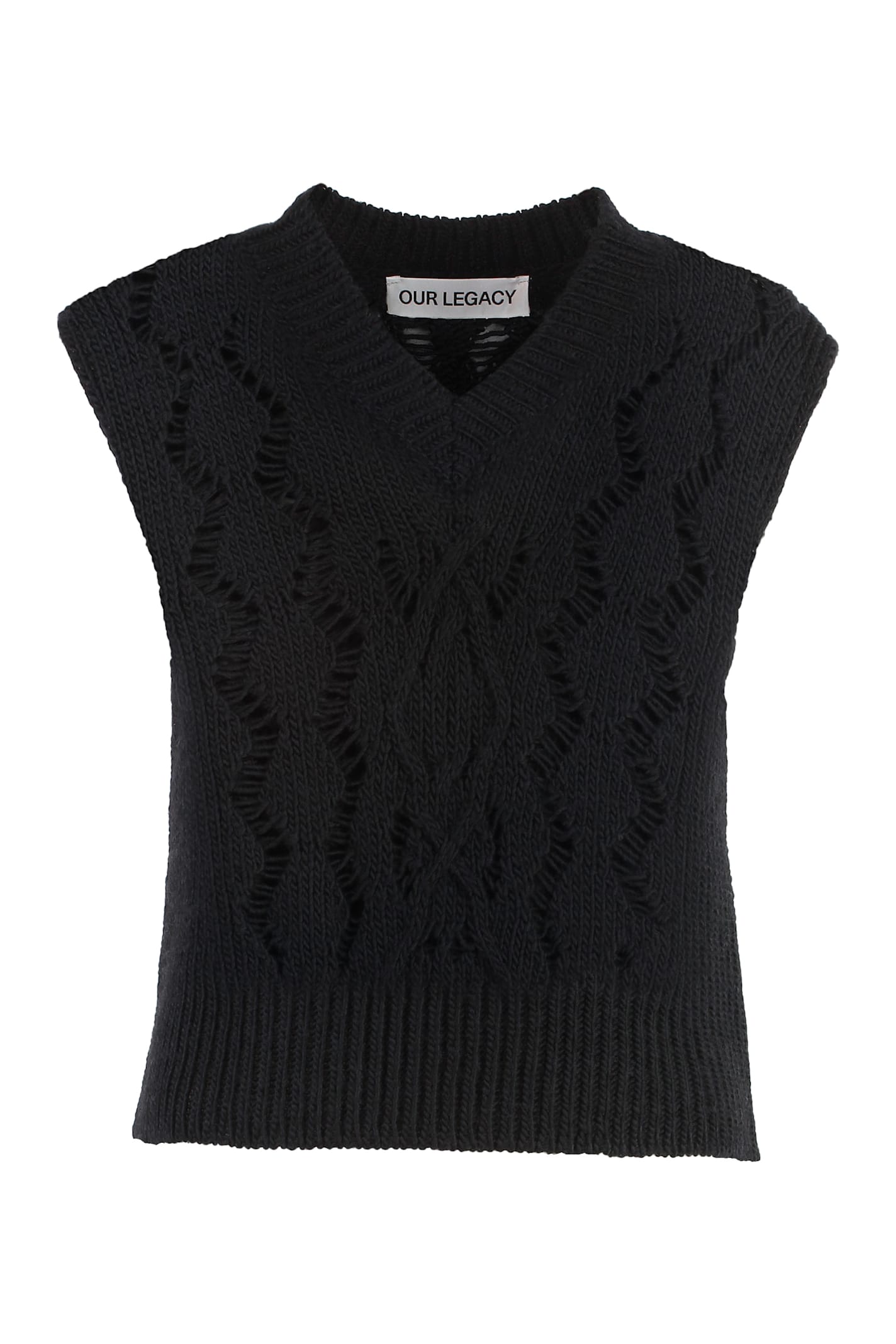 Our Legacy Cable Michigan Wool Vest