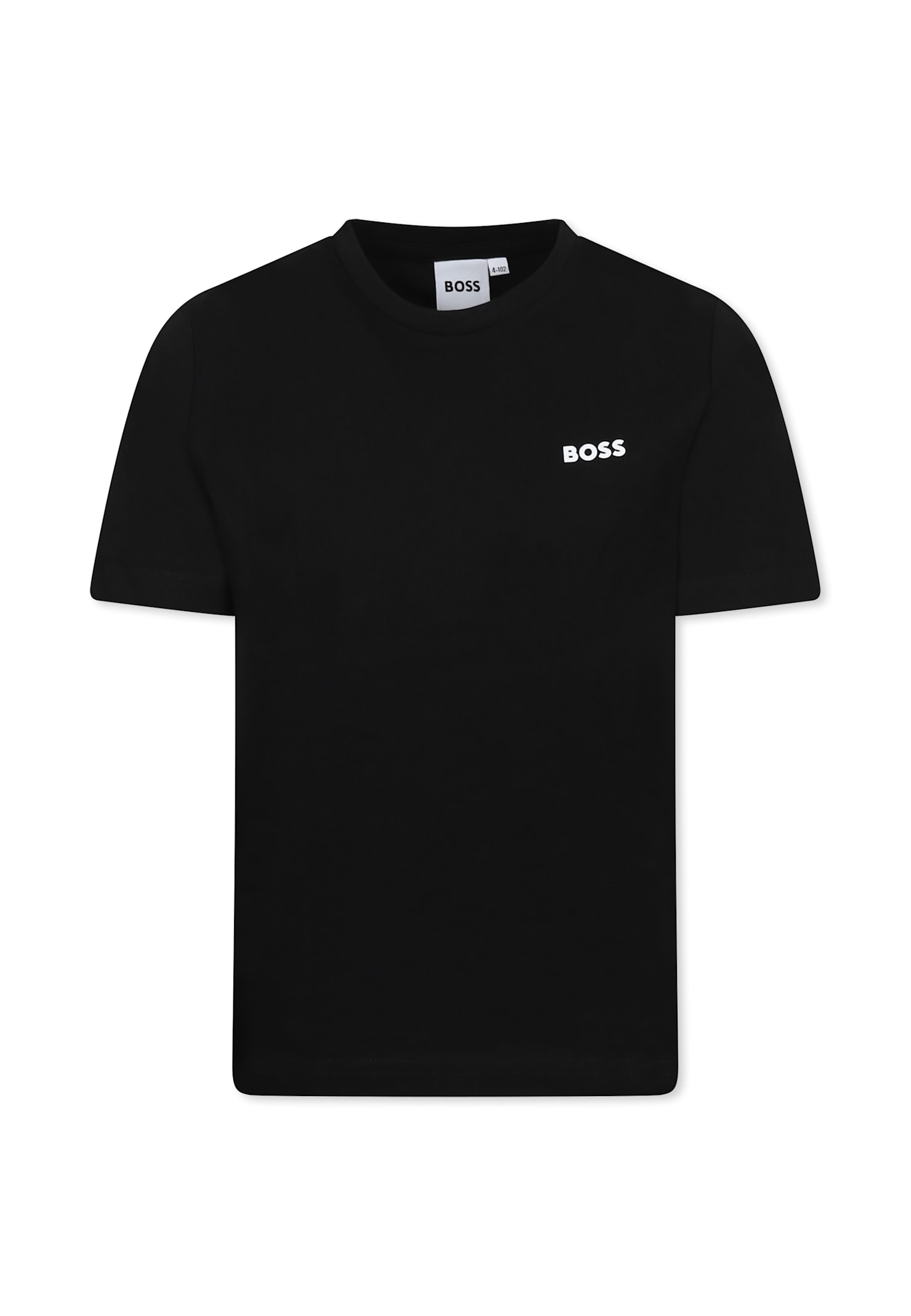 Hugo Boss Black T-shirt For Boy With Logo