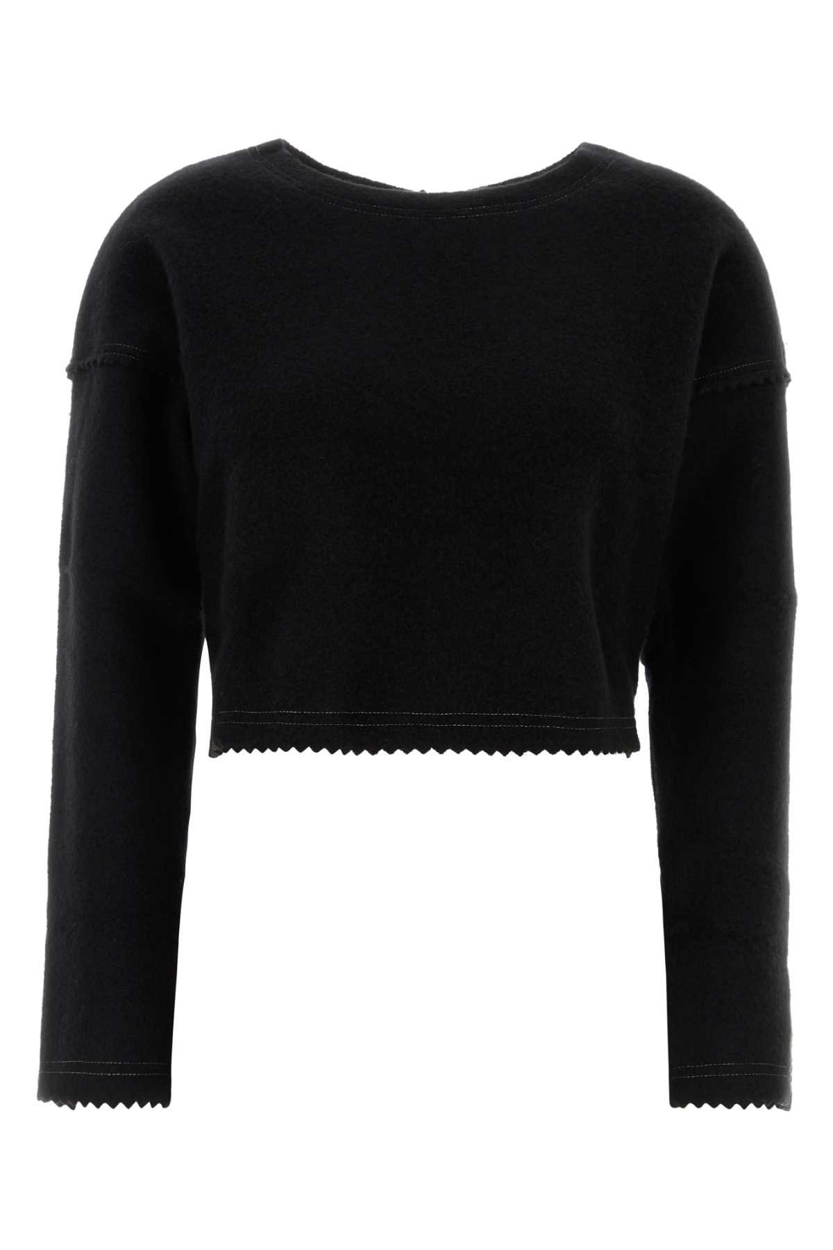 Max Mara Black Crespo Sweater
