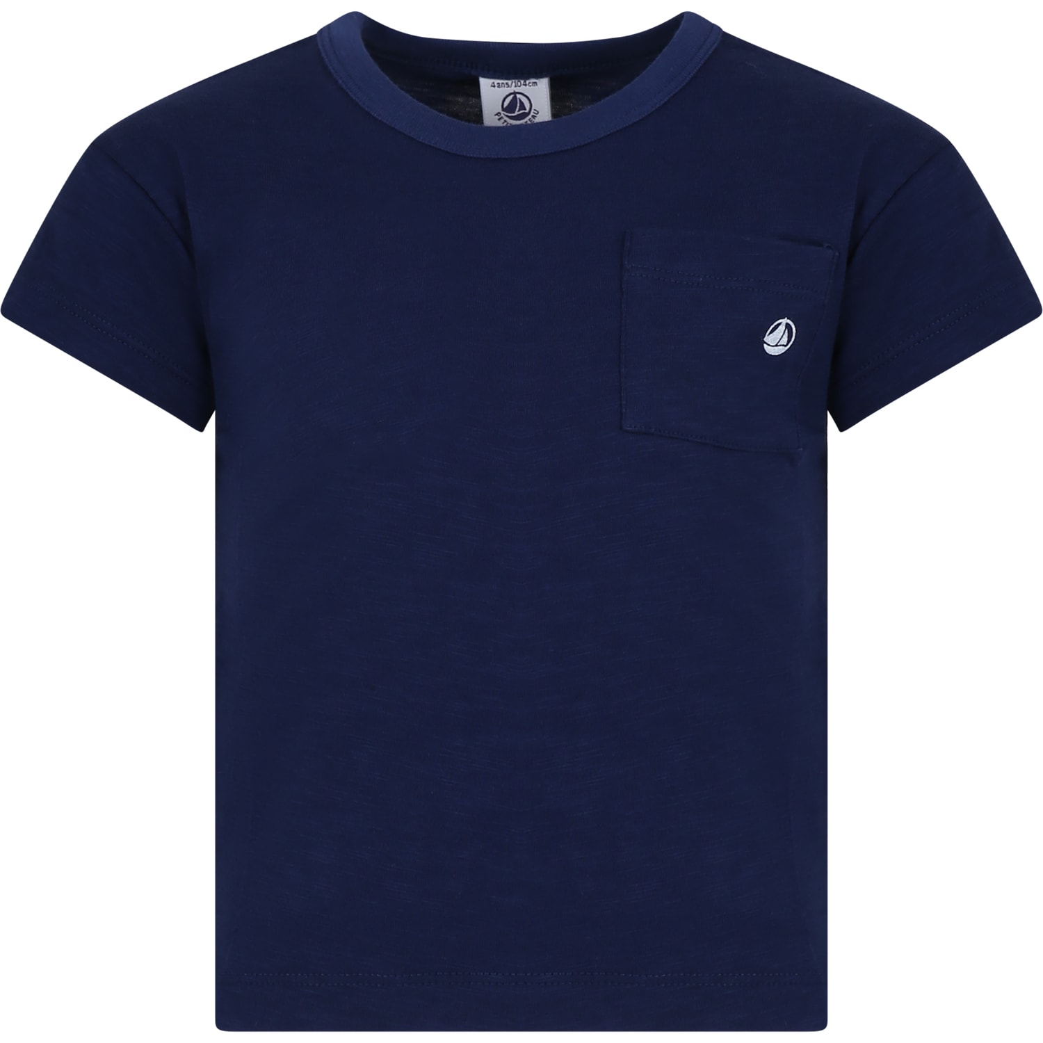 Petit Bateau Blue T-shirt For Kids