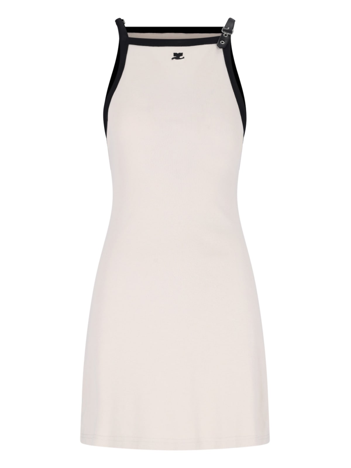 Courrèges Contrast Mini Dress