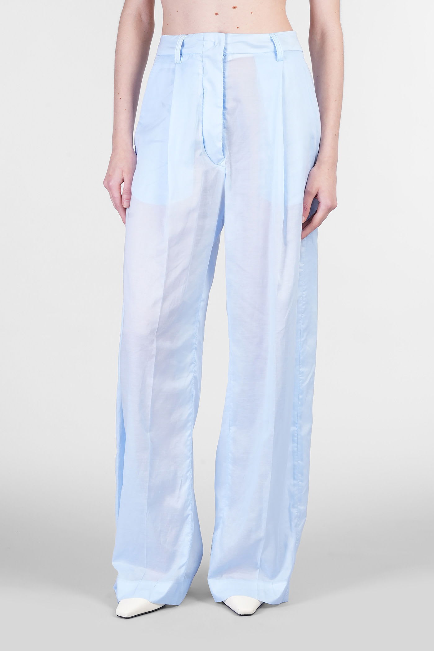 TheLatest Billie 3111 Pants In Cyan Cotton