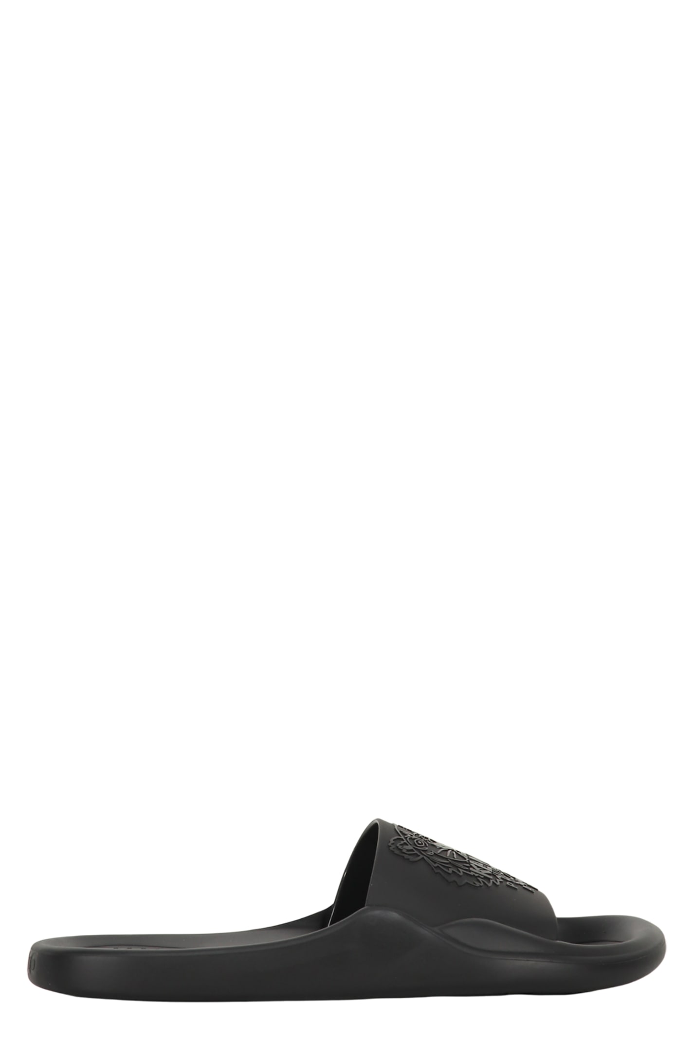 Kenzo Logo Detail Rubber Slides