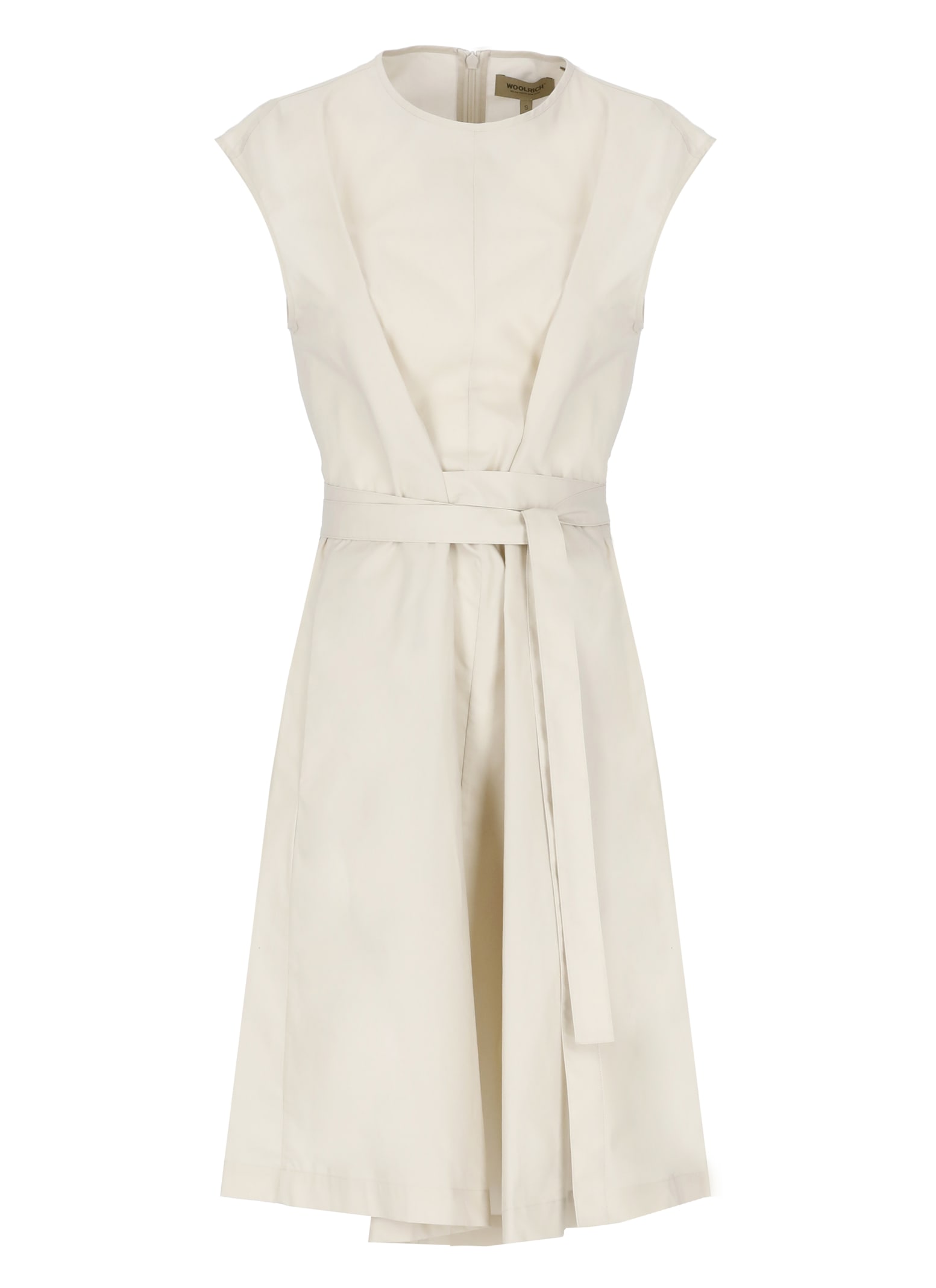 Woolrich Poplin Belted Dress