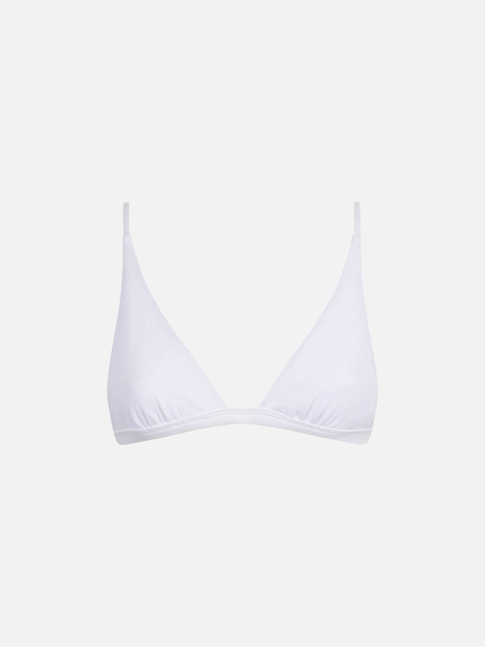 MC2 Saint Barth White Ribbed Triangle