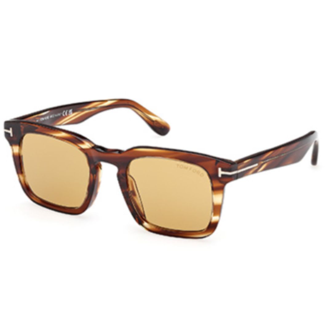 Tom Ford 眼镜 Ft07515053e - 玳瑁金/棕色