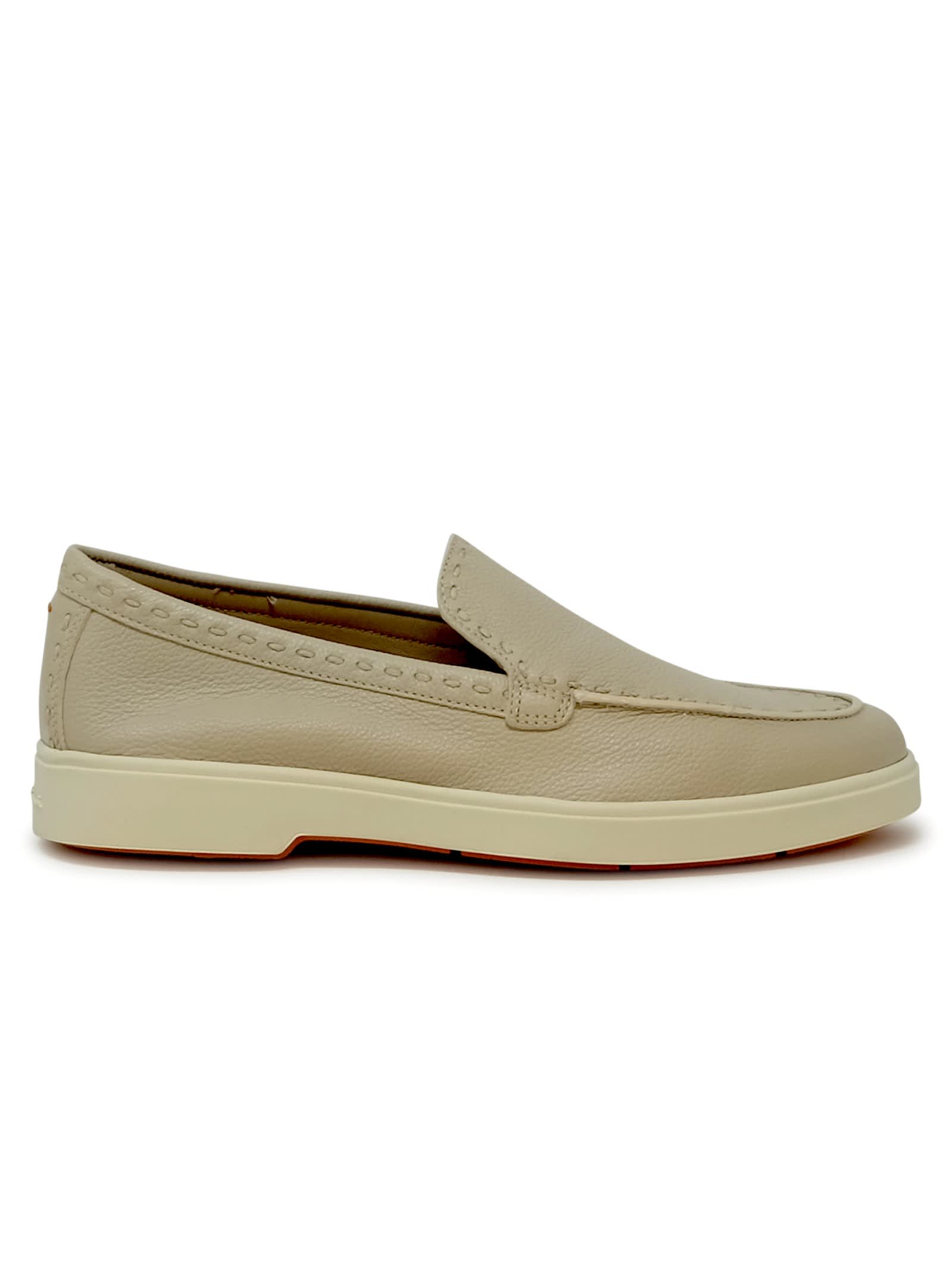 Santoni Leather Loafer