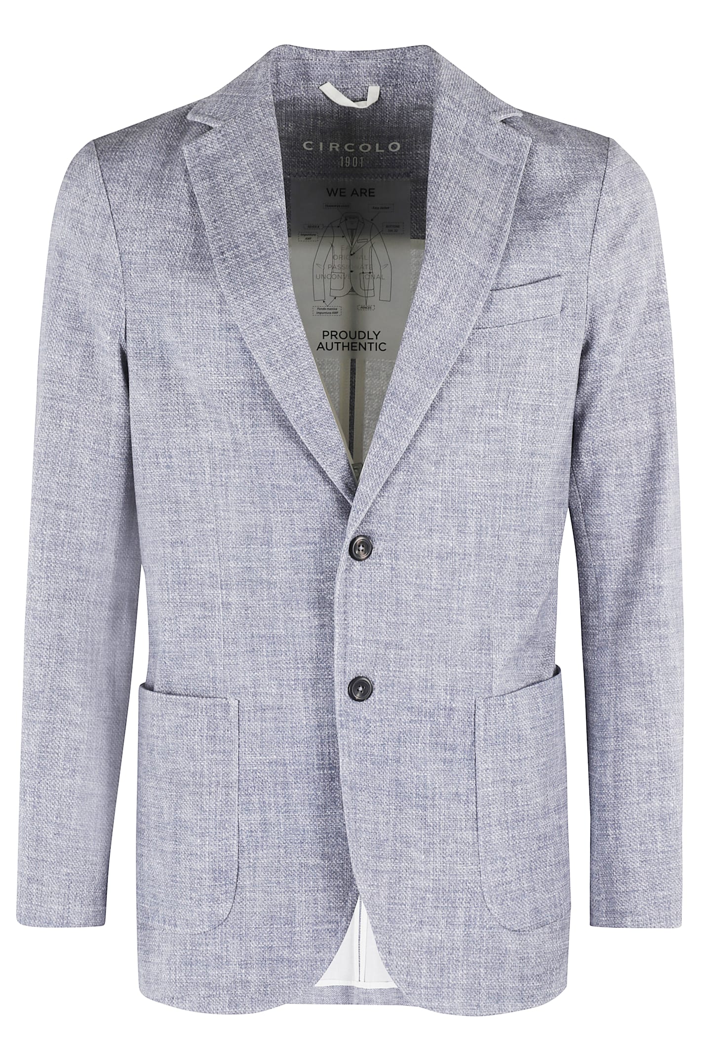 Circolo 1901 Jersey Piquet Effetto Lino