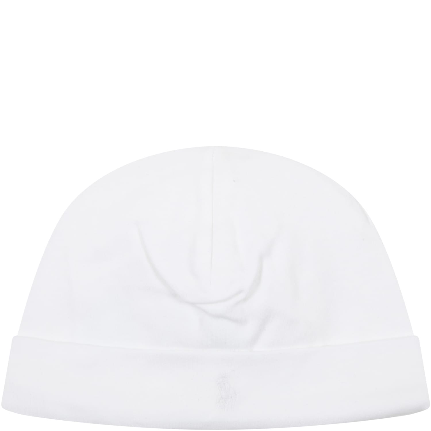 Ralph Lauren White Hat For Baby Kids
