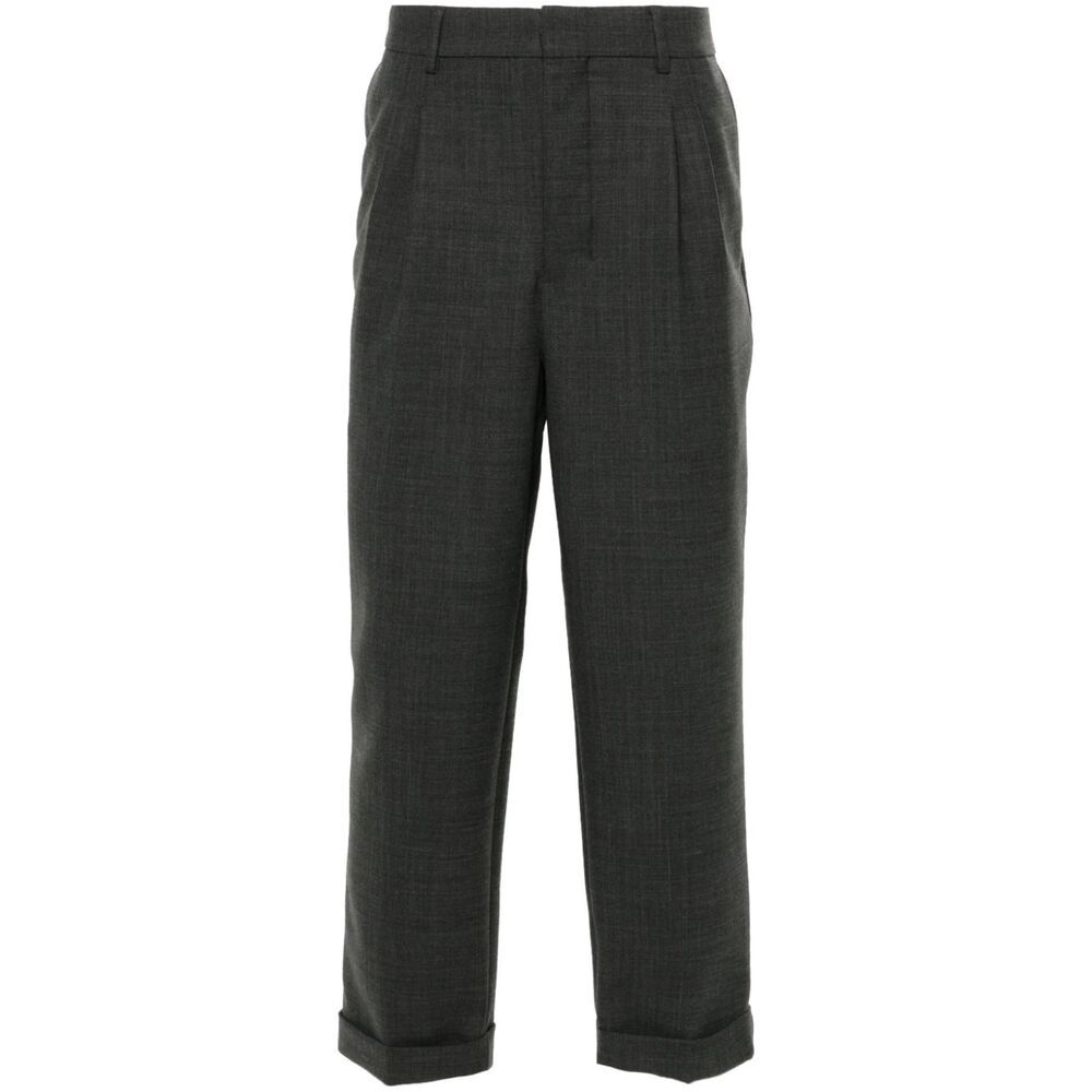 AMI Paris Grey Wool Pants