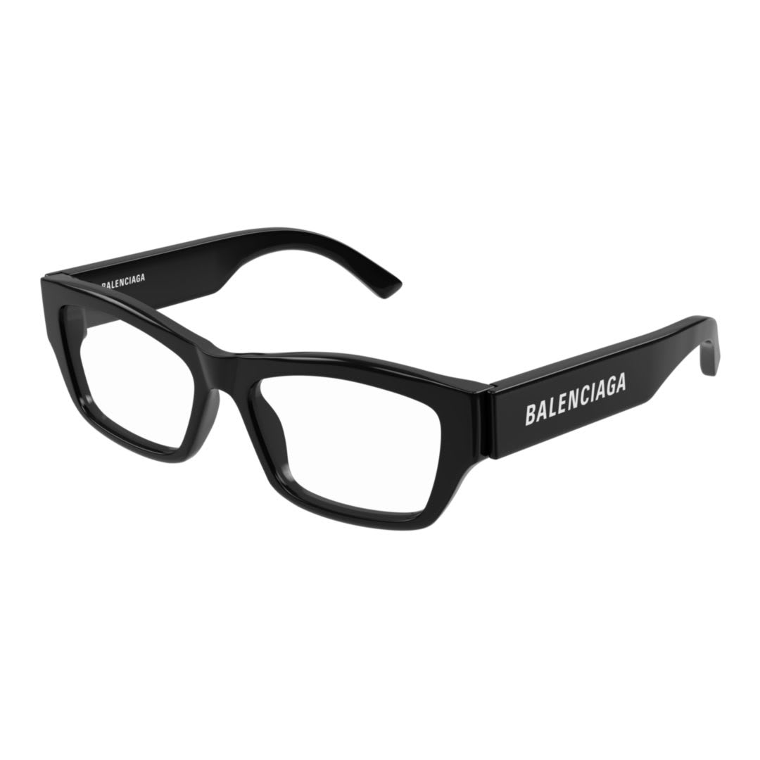Balenciaga Eyewear Bb0377o-001 Black-black-transparent