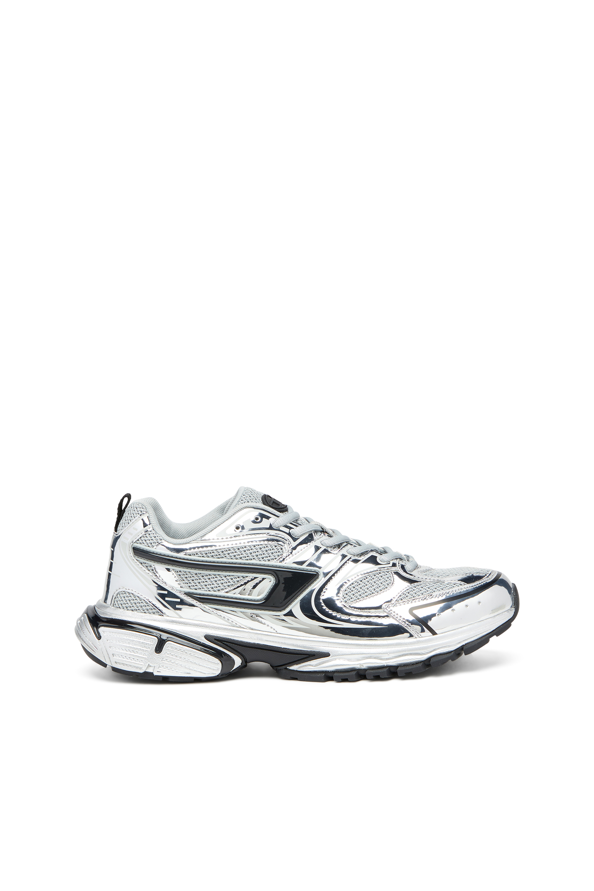 Diesel - S-Serendipity-Mesh sneakers with metallic overlays - Sneakers - Man - Multicolor