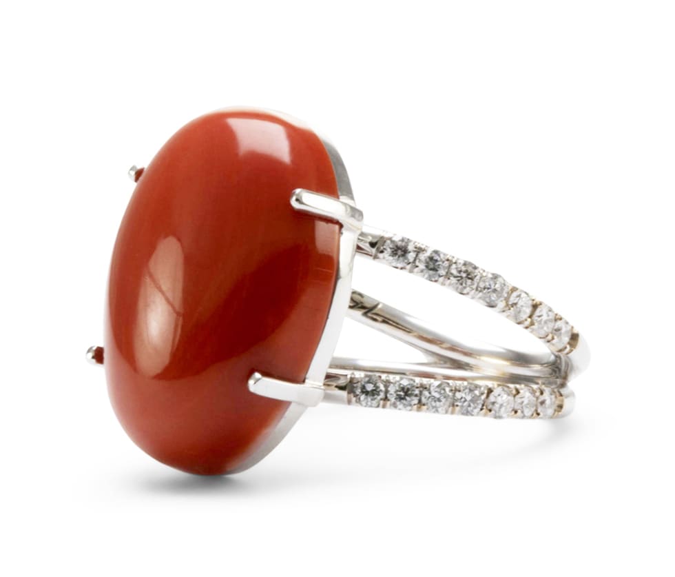 Lo Spazio Jewelry Lo Spazio Mare Rosso Ring