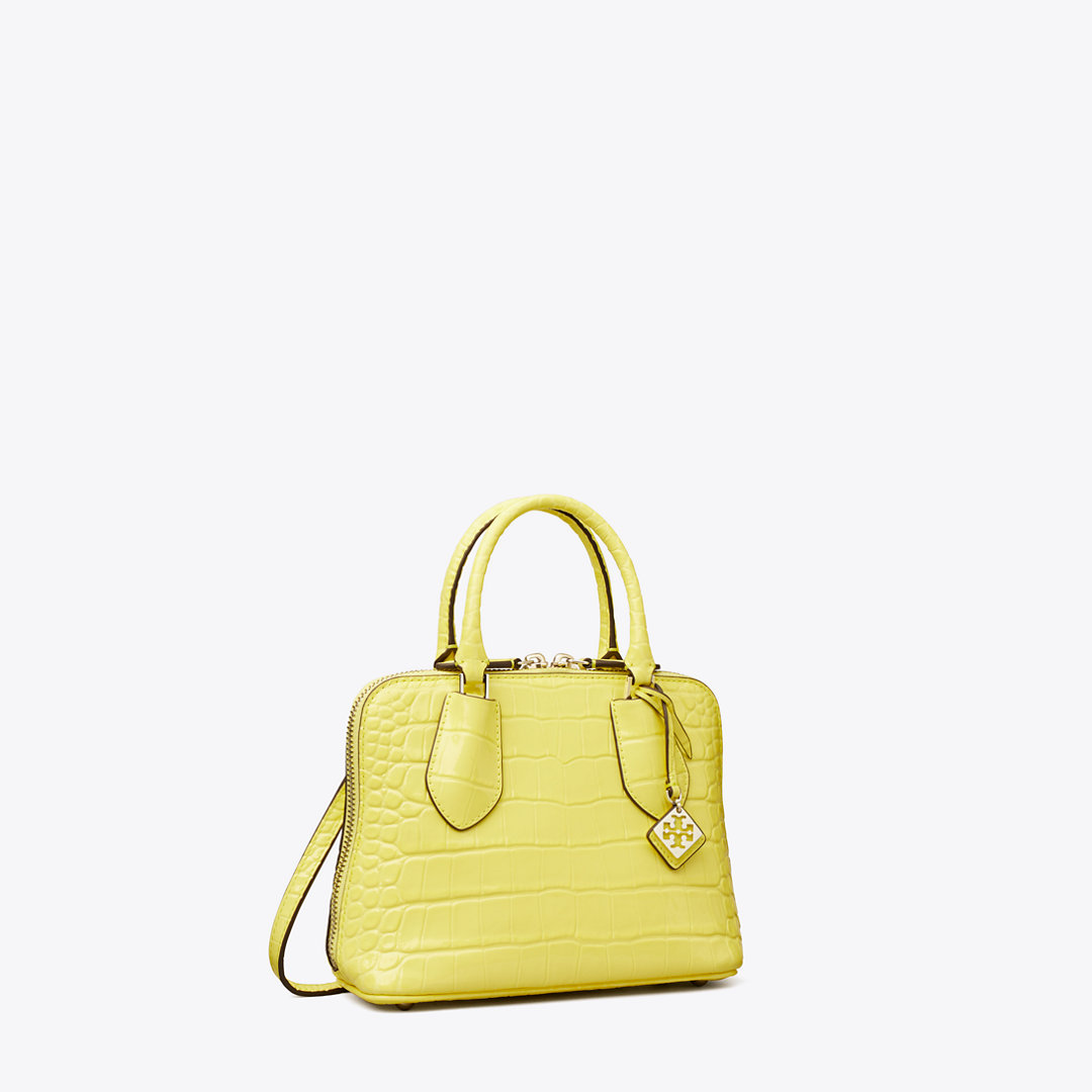 Tory Burch Mini Embossed Swing Satchel