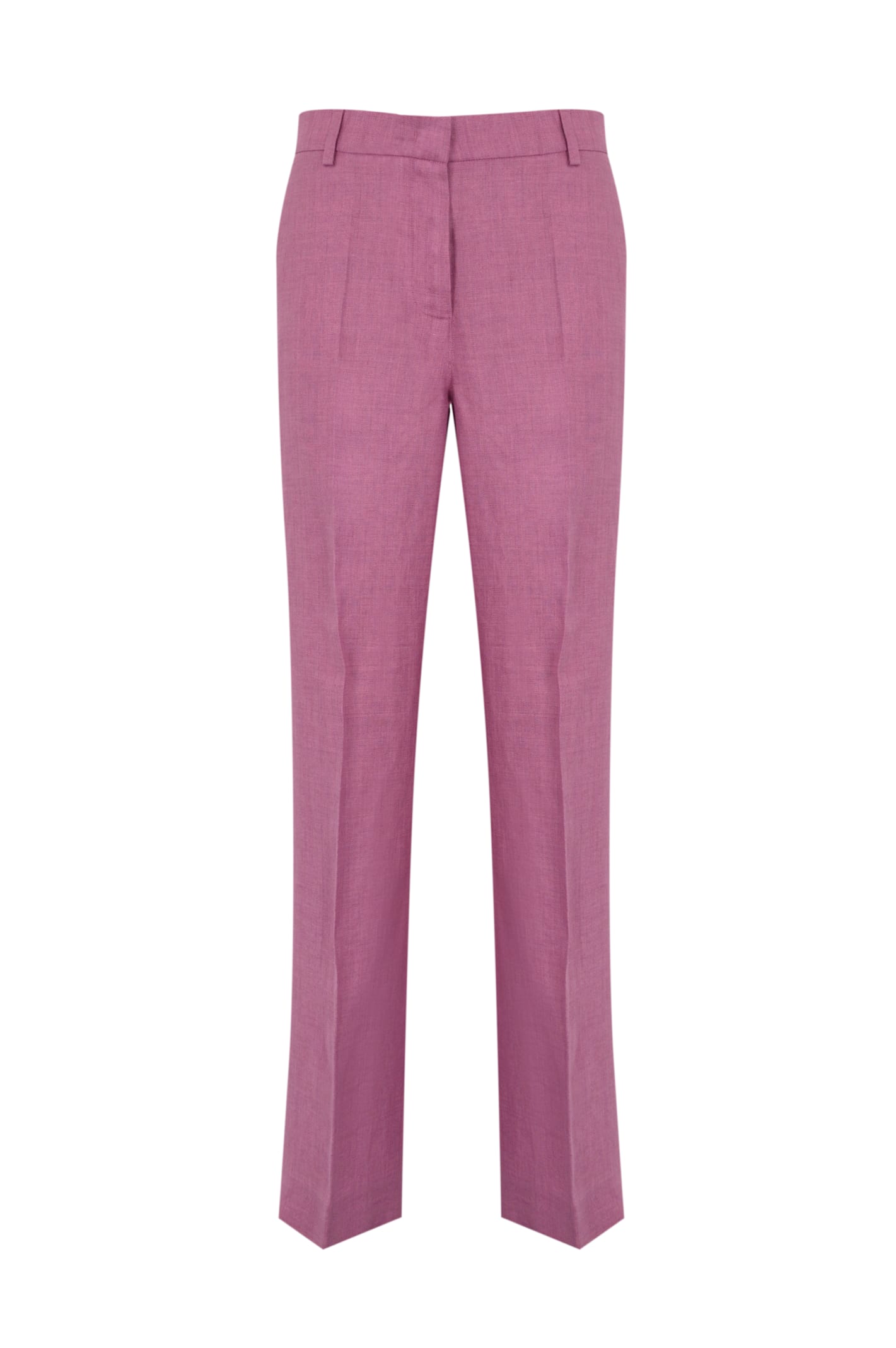 Weekend Max Mara Malizia Trousers In Linen Canvas