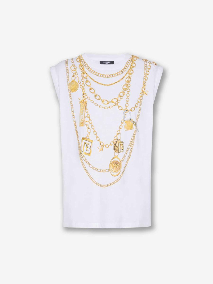 Balmain Collier Print T-Shirt