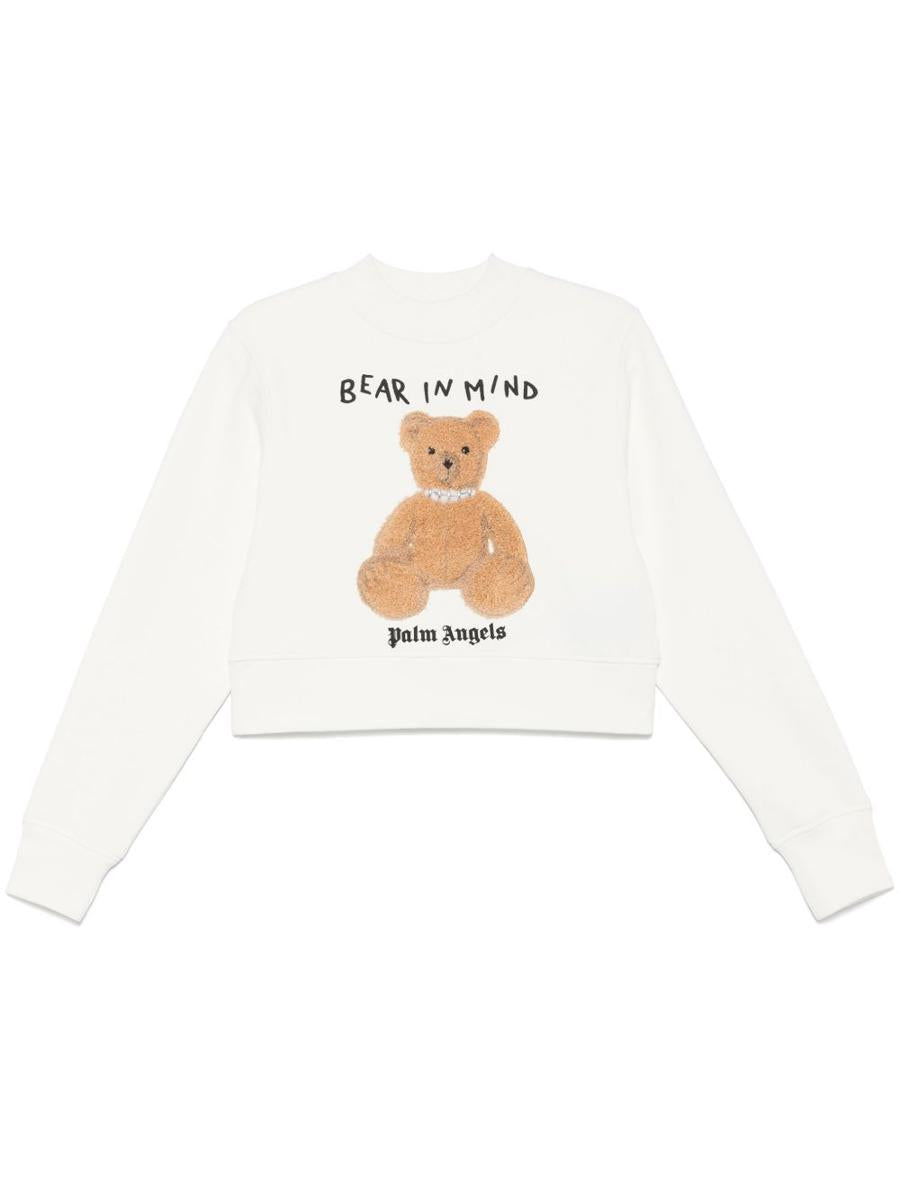 Palm Angels Bear In Mind Cotton Sweatshirt