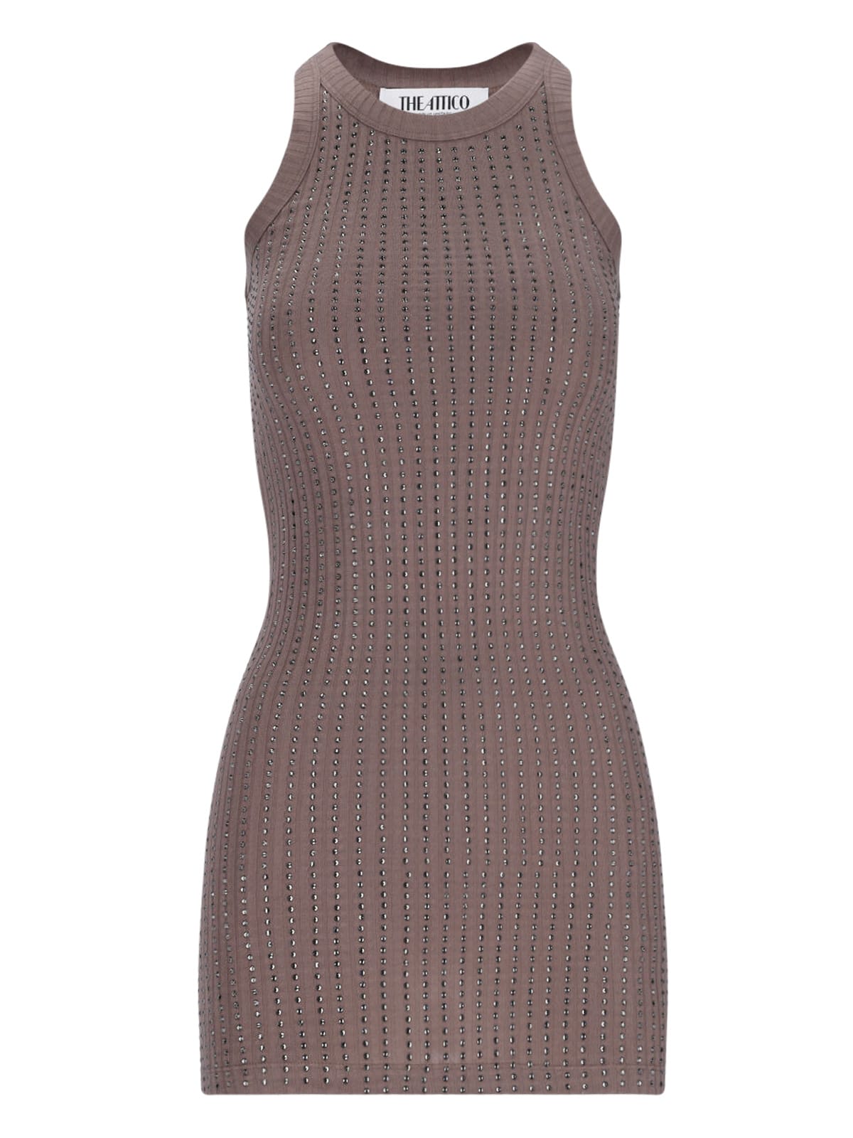 The Attico Crystal Mini Dress