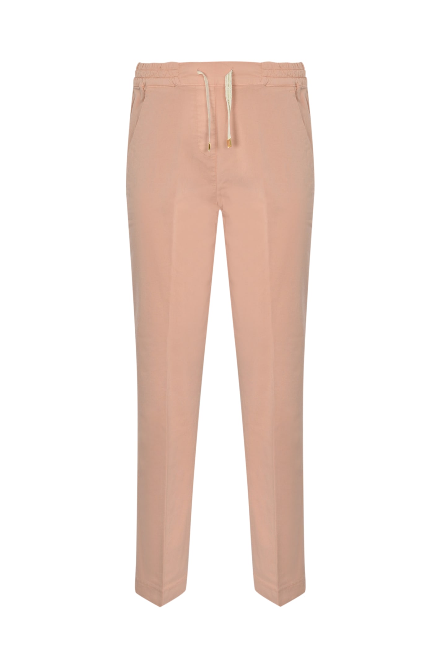 Re-HasH Francy Chino Trousers In Cotton And Lyocell