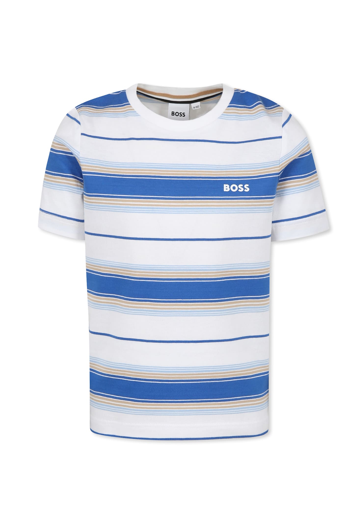 Hugo Boss White T-shirt For Boy With Logo