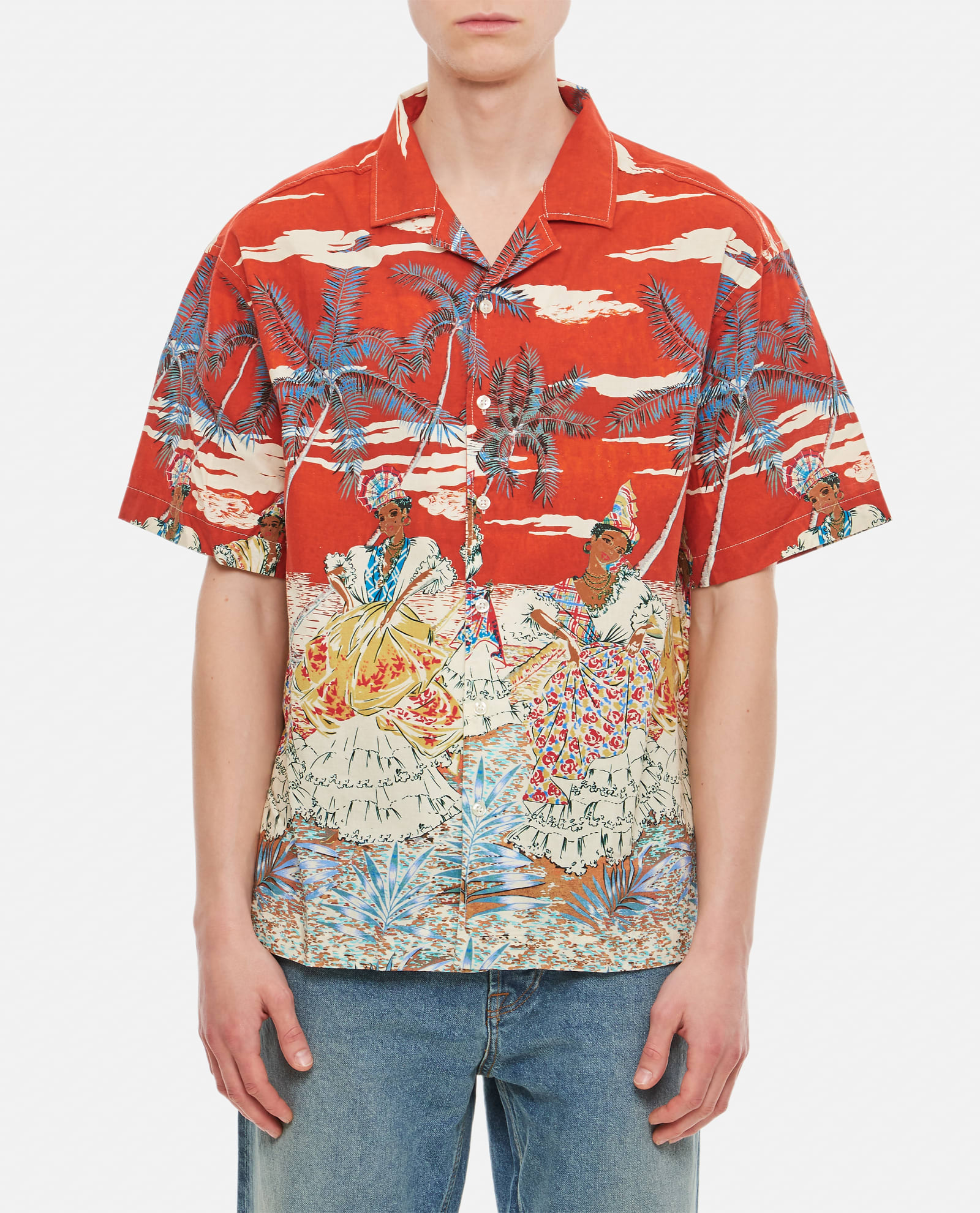 President's Rangi Over Ps Caraibian Print Washed