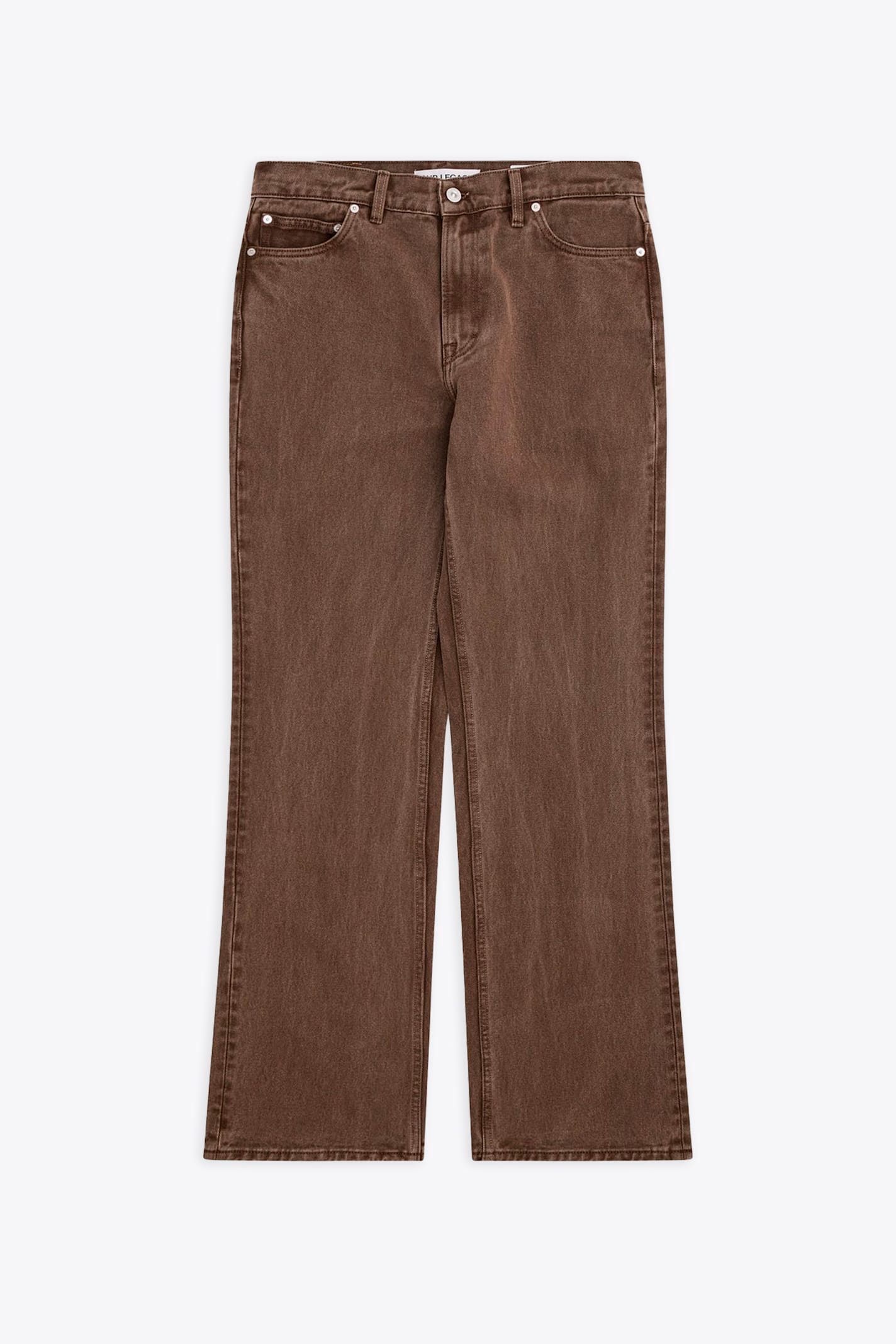 Our Legacy 70s Cut Brown Denim 5 Pockets Bootcut Jeans - 70s Cut