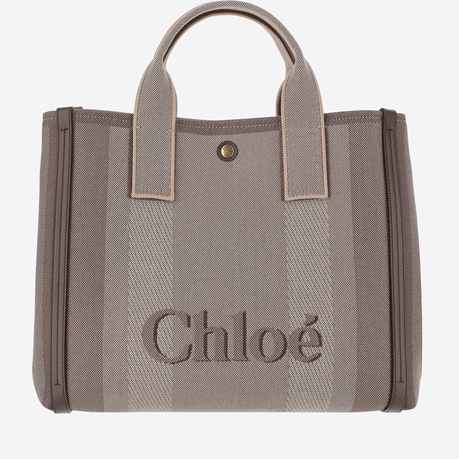 Chloé Multicolor Canvas Chloã Carry Shopping Bag