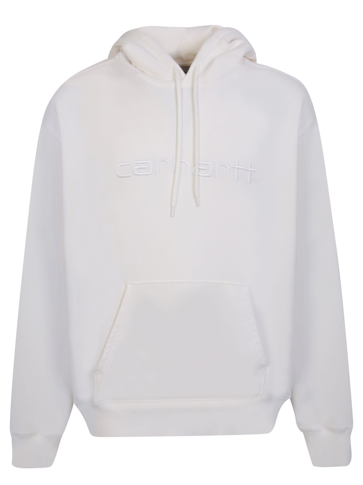 Carhartt White Hooded Duster Sweatshirt