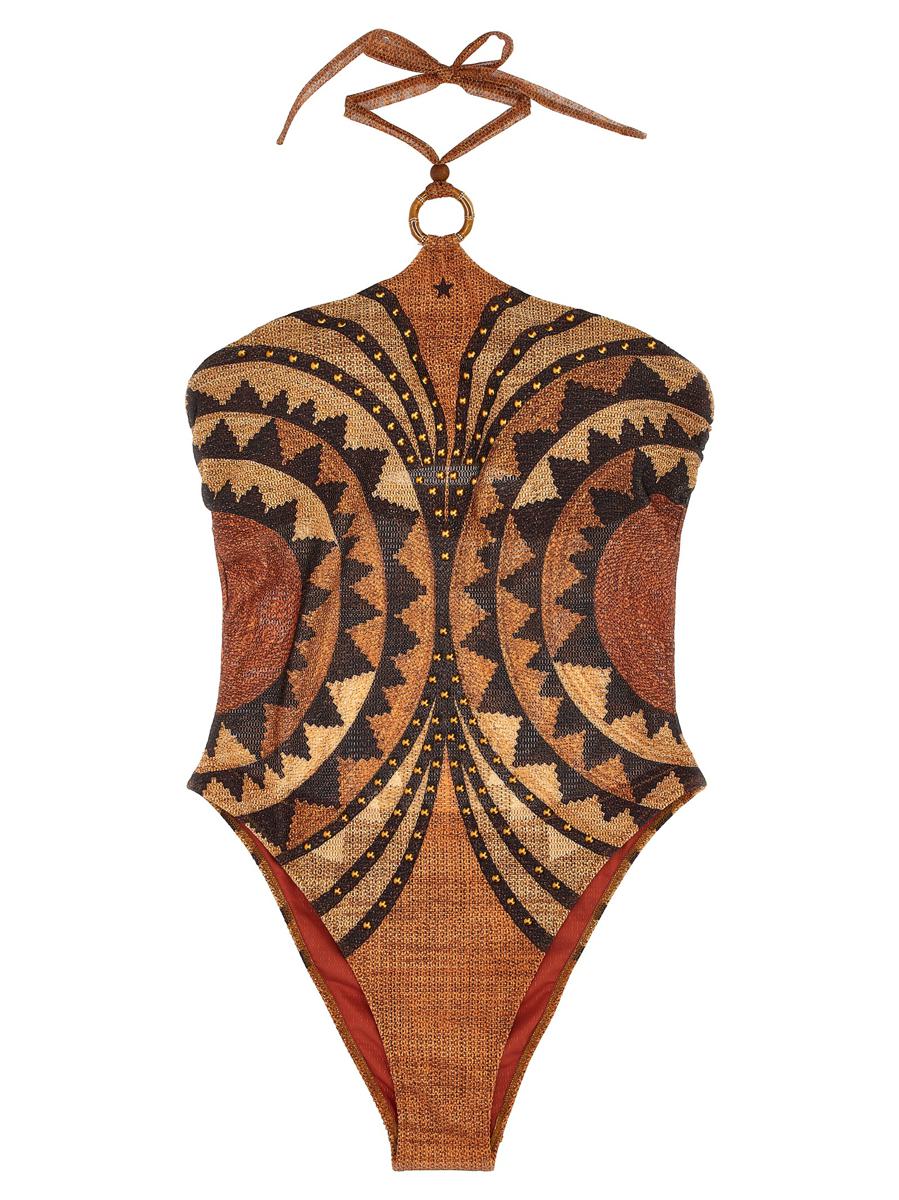 Pin Up Stars 'Intreccio Africano' One-Piece Swimsuit