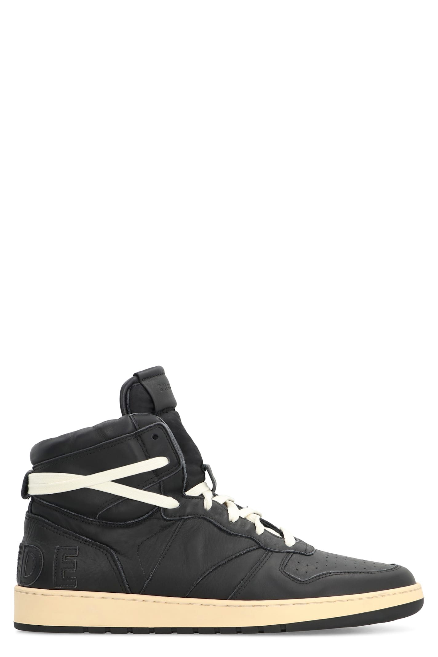 Rhude Rhecess Leather High-top Sneakers