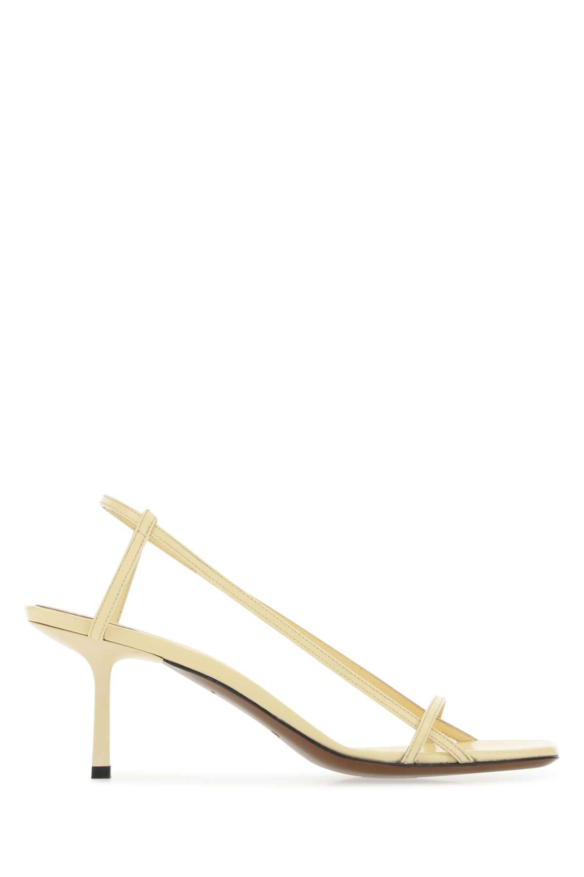 Neous Cream Leather Merga Sandals
