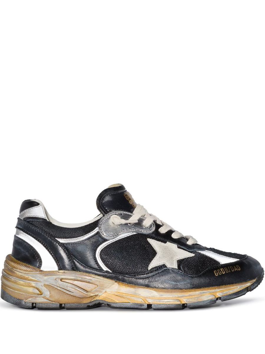 Golden Goose Dad-Star Leather Sneakers