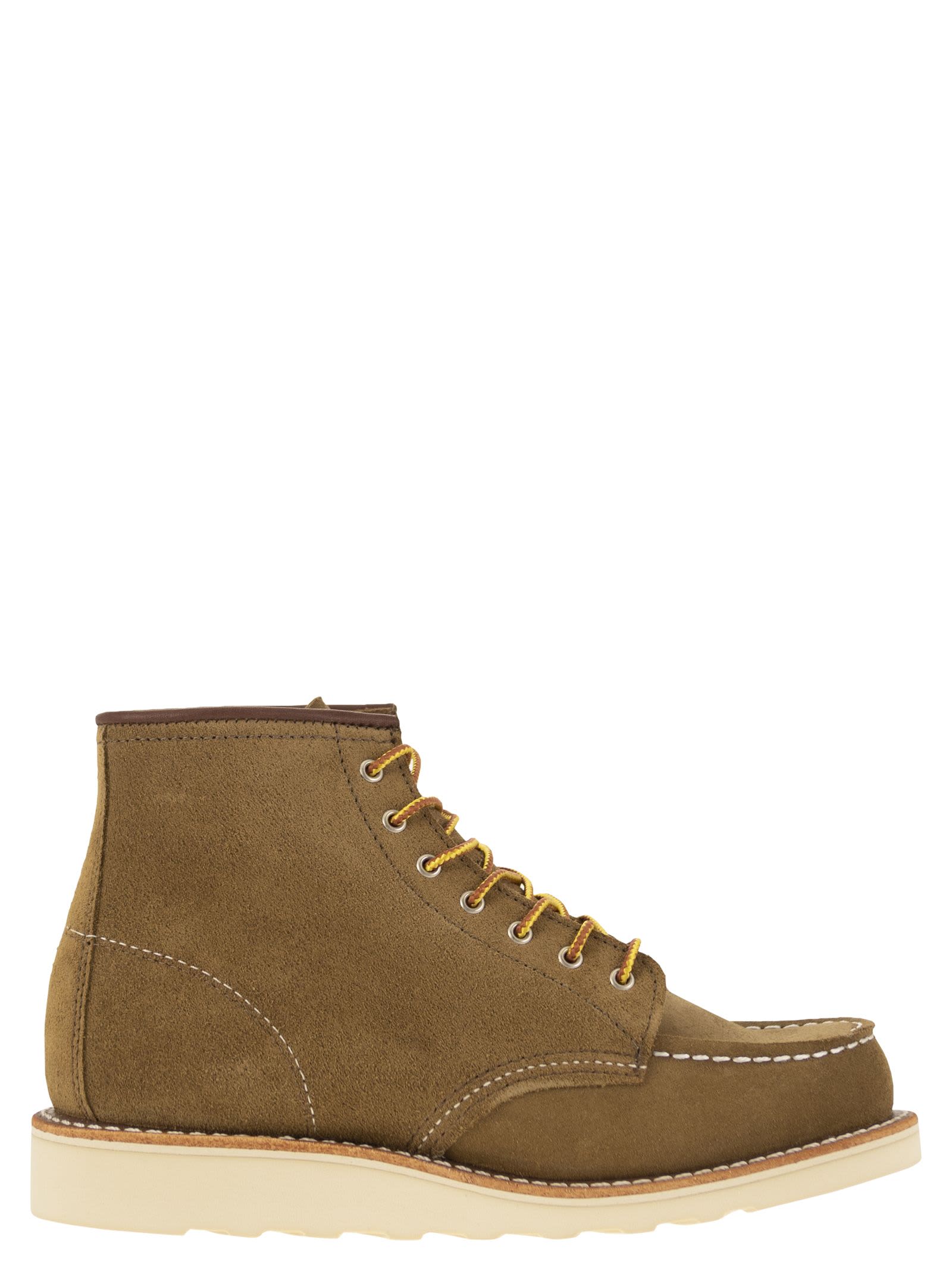 Red Wing 经典莫卡辛麂皮短靴