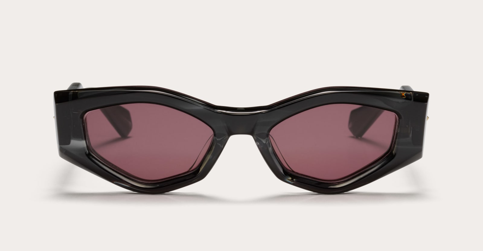 Valentino Eyewear Tre - Black / Gold Sunglasses