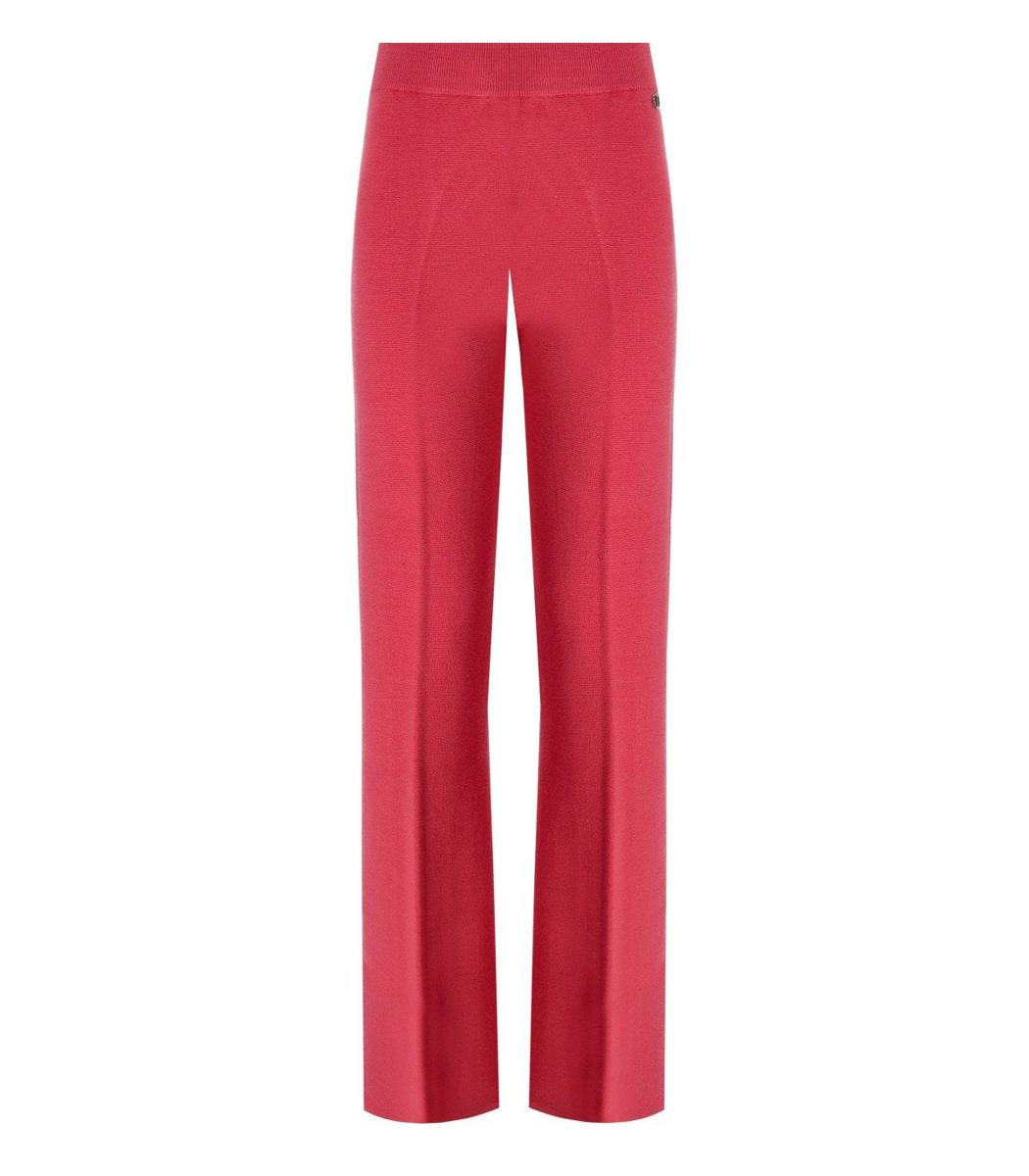 Twinset Holly Berry Knitted Wide Leg Pants