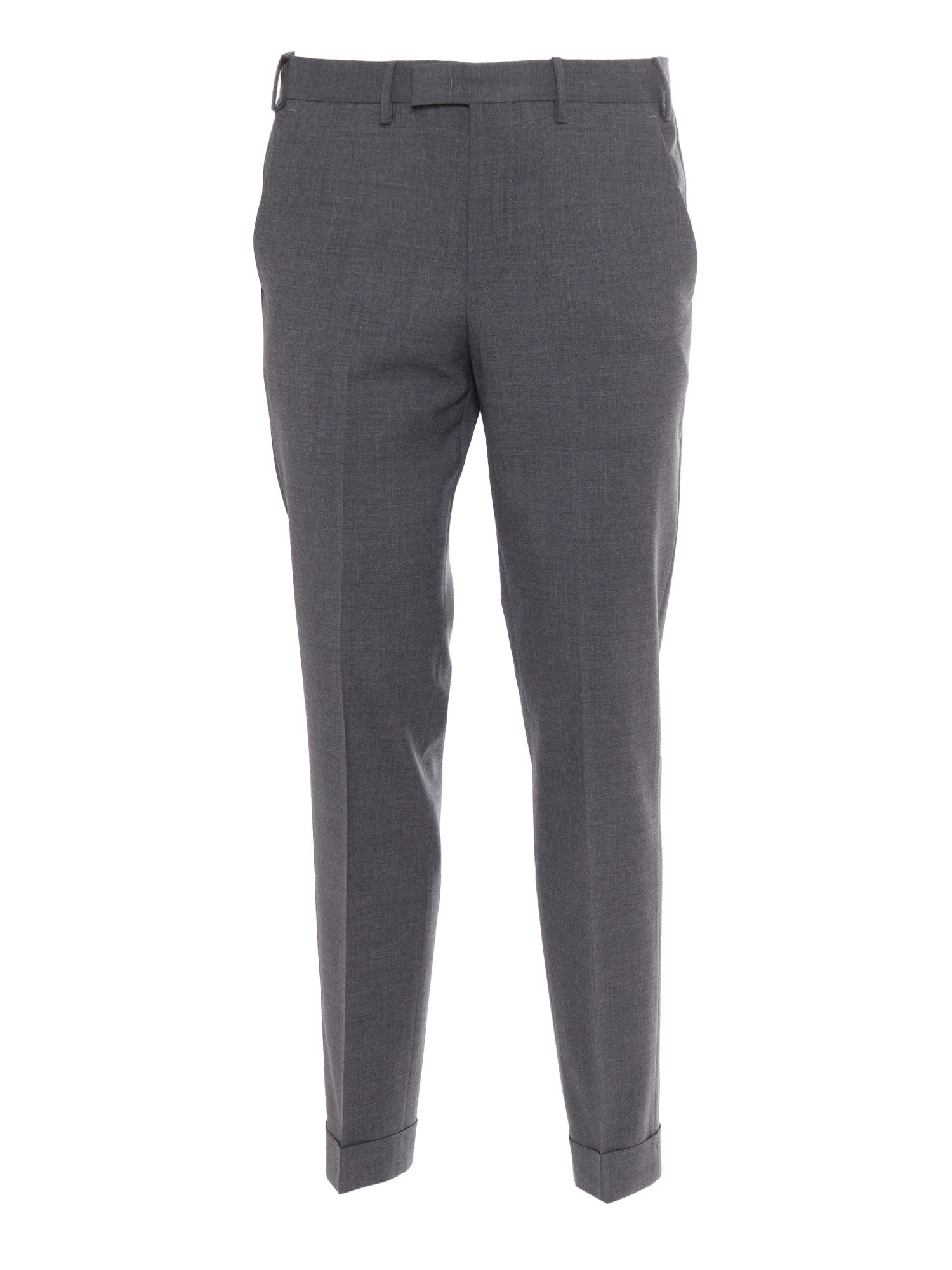 PT Torino Master, Flat Front, Diagonal Pockets, Flap Back Pockets, Turn-up
