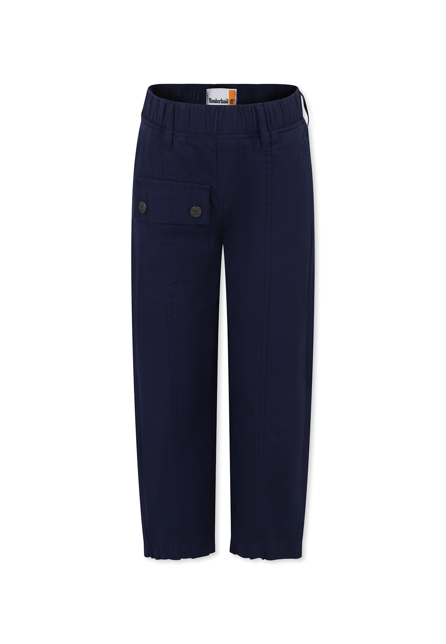 Timberland Blue Trousers For Boy With Logo
