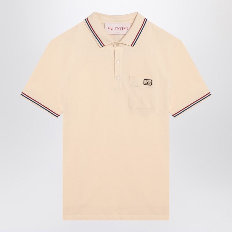 Valentino Garavani 黄油色Polo衫