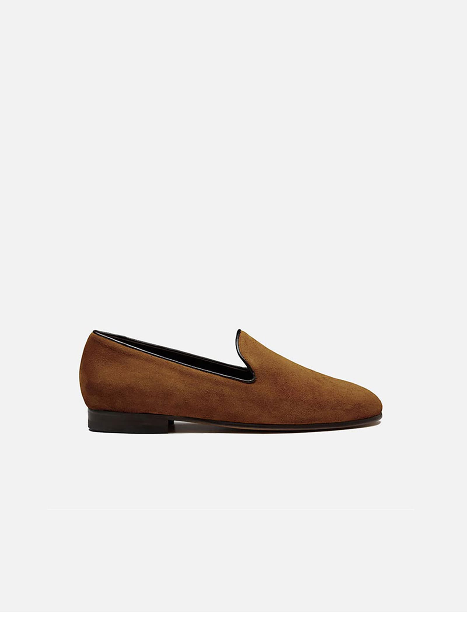 CB Made in Italy Suede Flats Positano