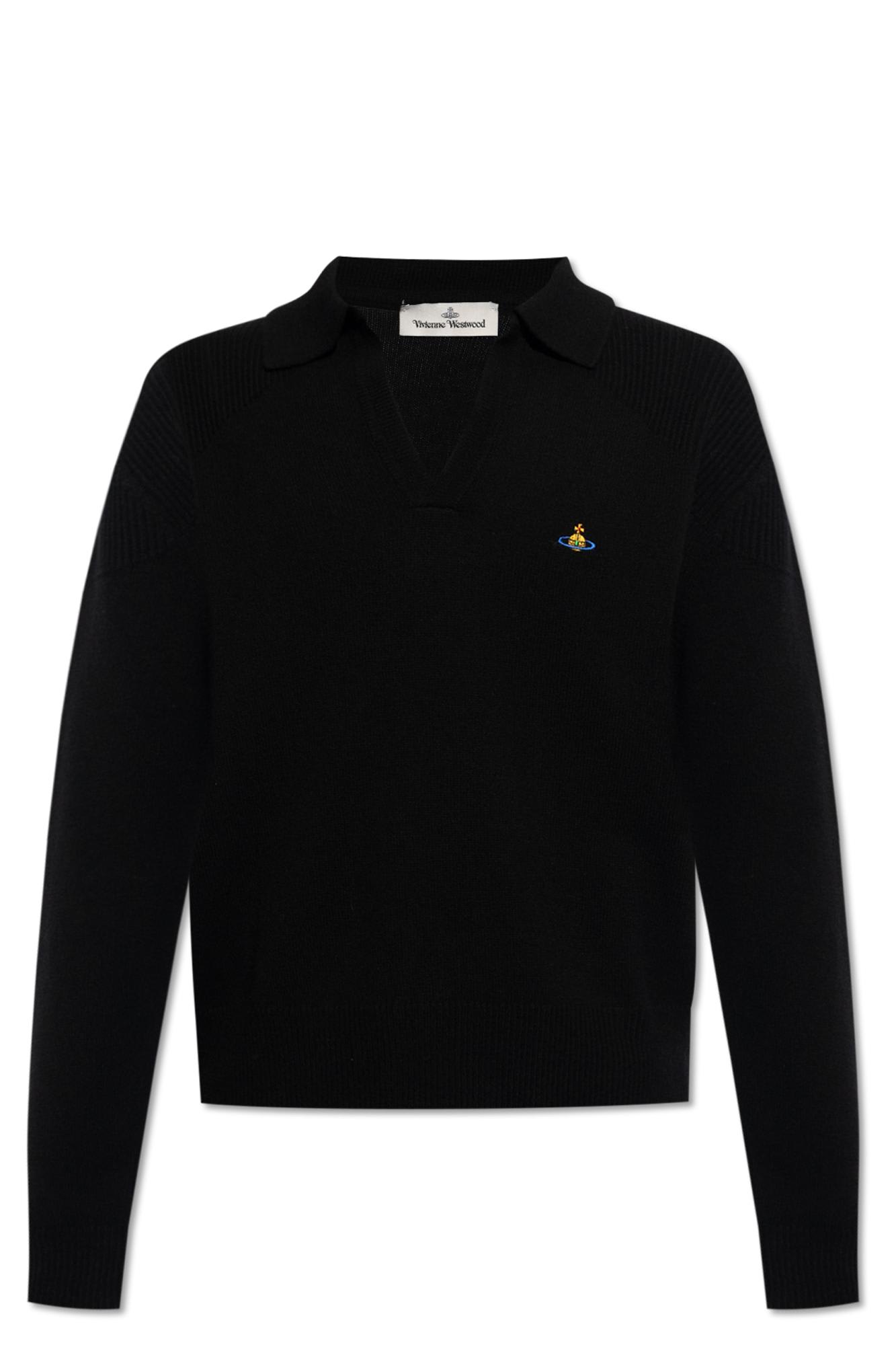 Vivienne Westwood football Wool Sweater With Collar