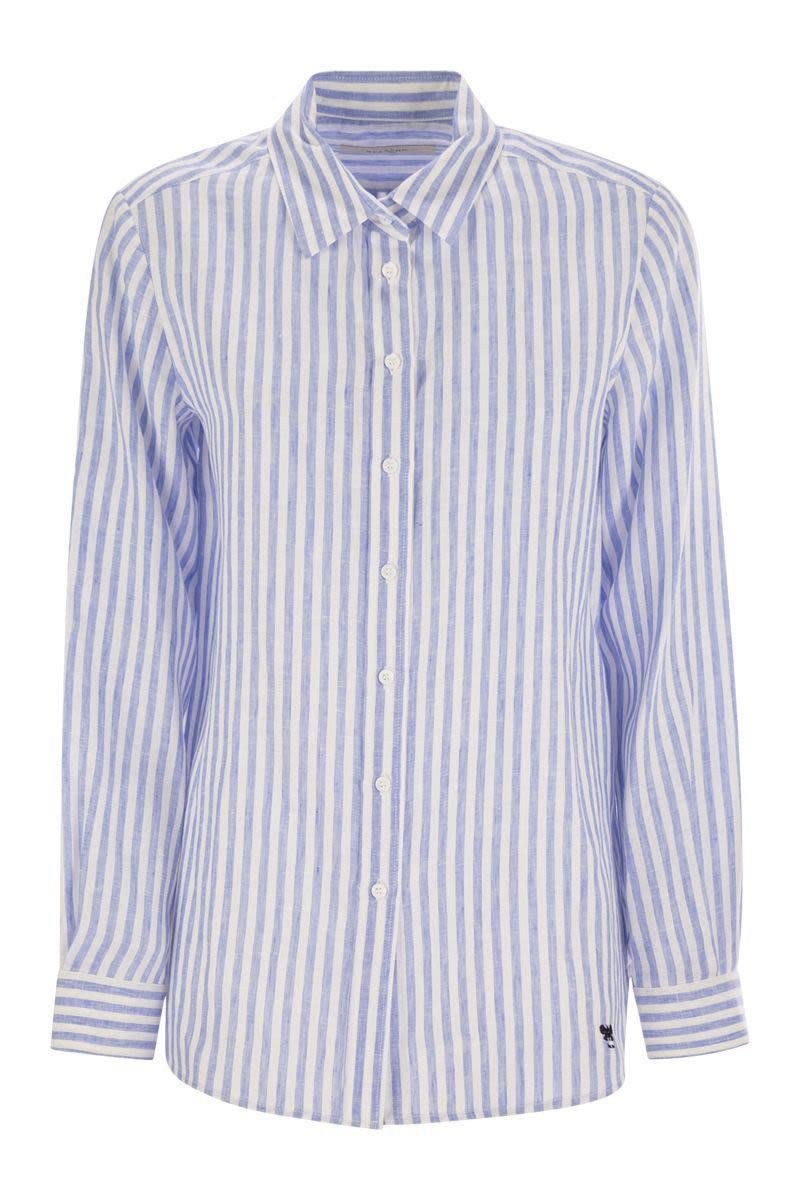 Weekend Max Mara Josef - Striped Linen Shirt