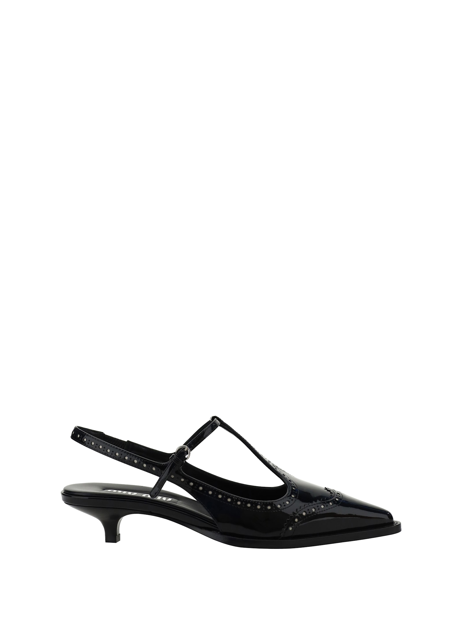 Miu Miu Leather Slingback Pumps