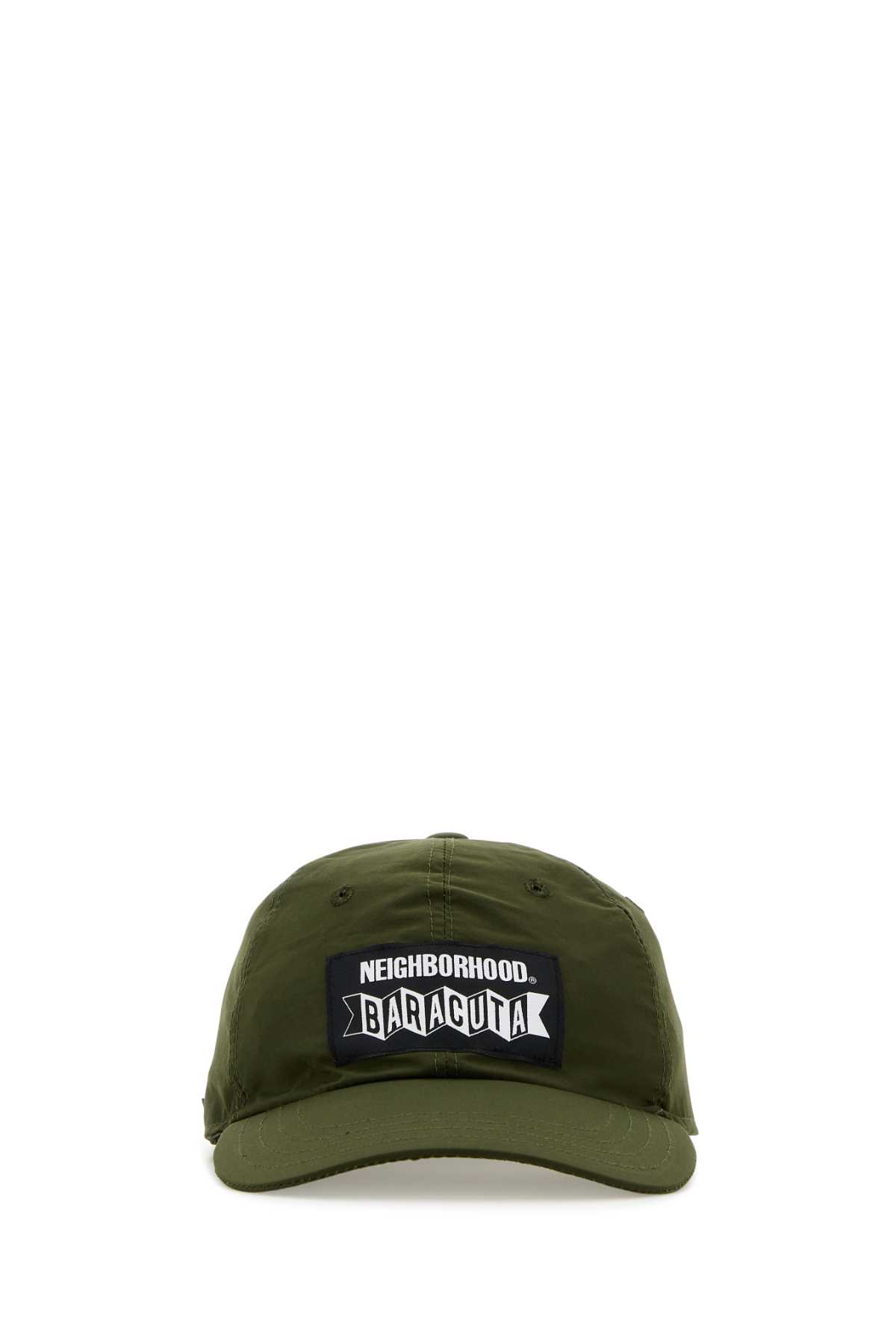 Baracuta Army Green Polyester Blend Baseball Cap