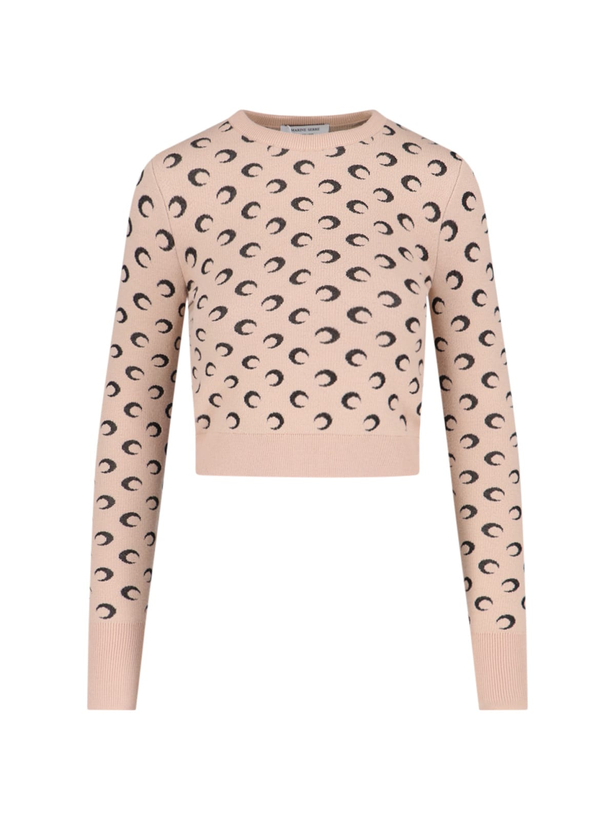 Marine Serre Moon Jacquard Knit Sweater